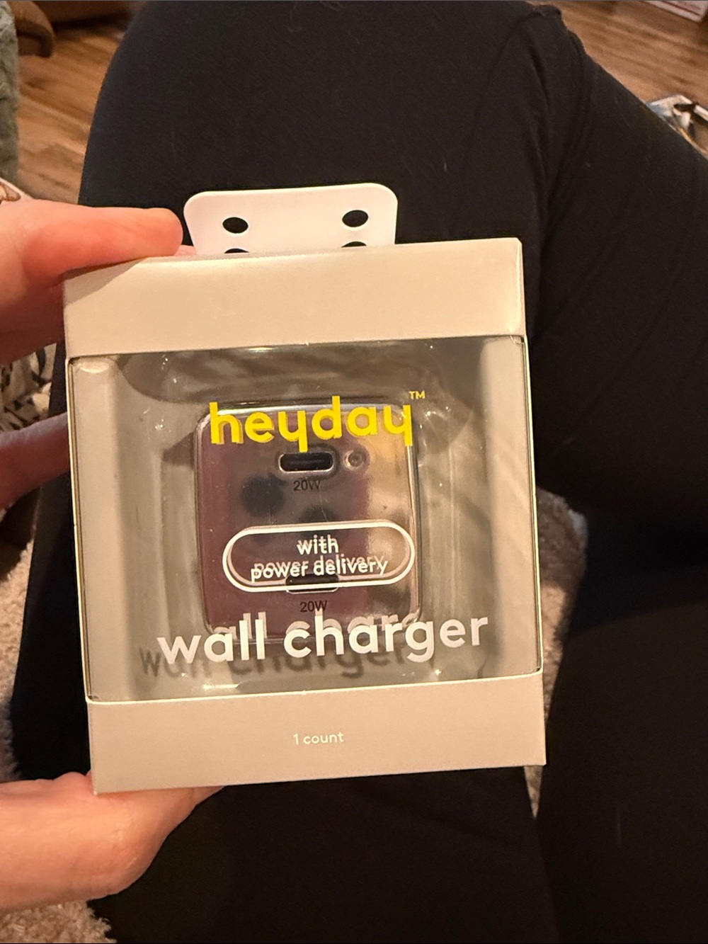 heyday Wall Charger in Silver Finish